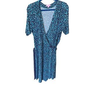 Lilly Pulitzer Adalie Dress Sz XL Thrill of the Chaise